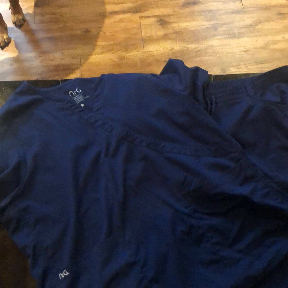 NRG navy scrubs 2XL